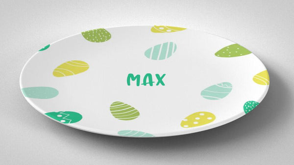 Easter Egg Green | Plate | Easter | Gift Idea | Personalized | Dishwasher Safe | Oven Safe | Microwave Safe | DecoWare™