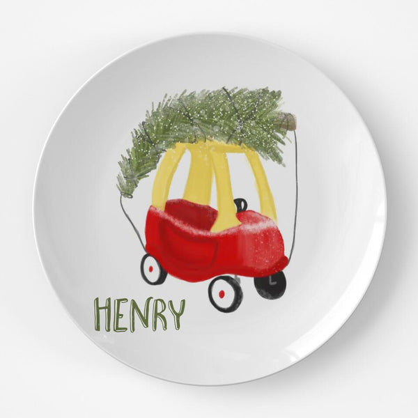 Christmas Coupe | Plate | Christmas | Gift Idea | Personalized | Dishwasher Safe | Oven Safe | Microwave Safe | DecoWare™