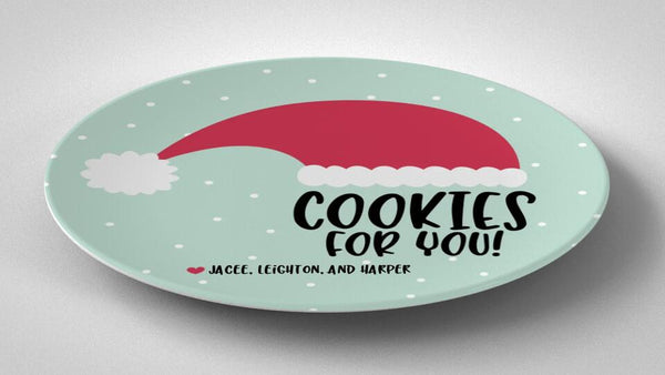 Cookies for You | Plate | Christmas | Gift Idea | Personalized | Dishwasher Safe | Oven Safe | Microwave Safe | DecoWare™