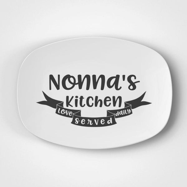 Kitchen Big Banner | Platter | Mothers Day | Personalized | Mom | Gift Idea | Microwave Safe | DecoWare™