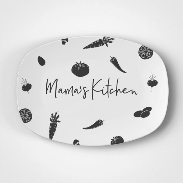 Kitchen Veggies | Platter | Mothers Day | Personalized | Mom | Gift Idea | Microwave Safe | DecoWare™