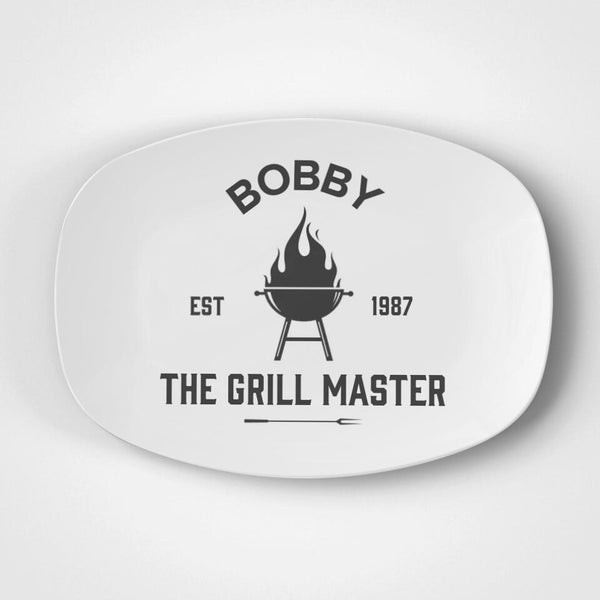 BBQ Grill + Chill | Fathers Day | Personalized | Dad | Gift Idea | Microwave Safe | DecoWare™