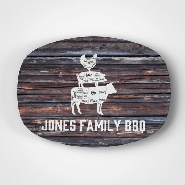 Dad's Butcher Dark Wood | Fathers Day | Personalized | Dad | Gift Idea | Microwave Safe | DecoWare™