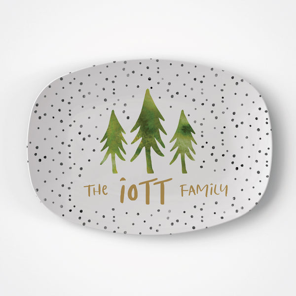 Trees Dot Platter