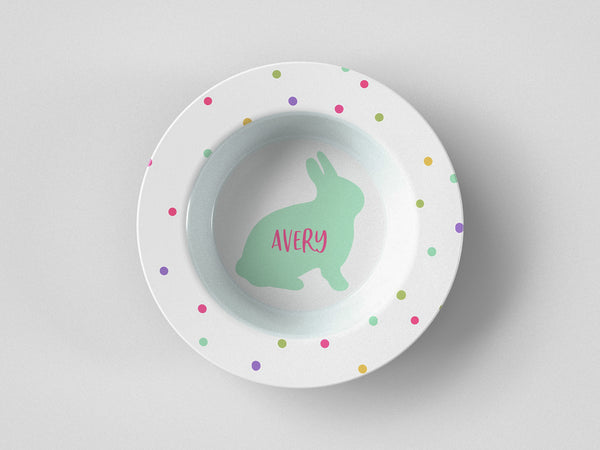 Easter Bunny Silhouette Multi Bowl