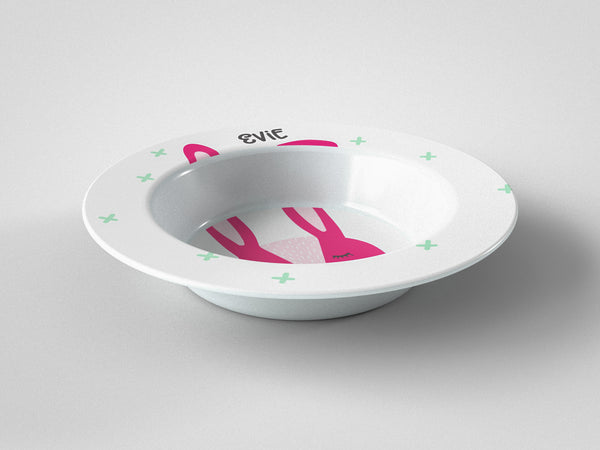 Easter Bunny Ears Pink Bowl