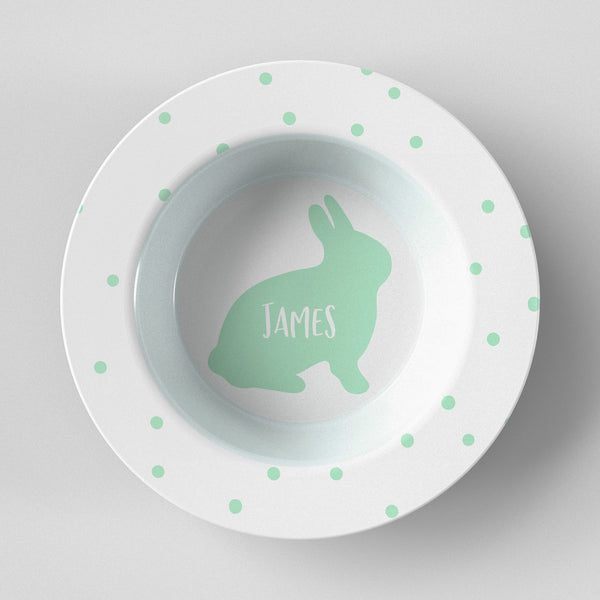 Easter Bunny Silhouette Mint Bowl