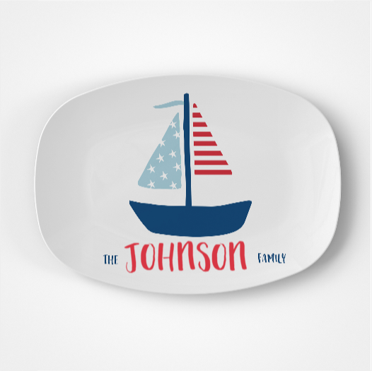 Sailboat Platter